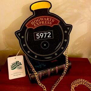 Harry Potter Hogwarts Express 5972 Faux Leather Black Crossbody 🎃 Halloween